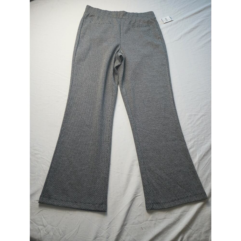 Tilly's Ivy & Main Geometric Crop Pants Wide Flared NWT Women Size Medium Office